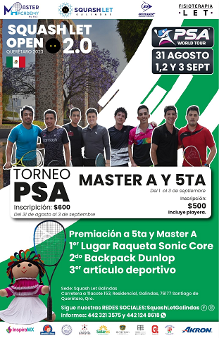 Torneo PSA Squash Let 2.0