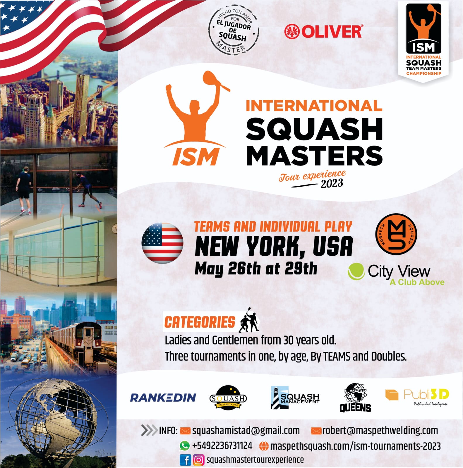 Torneio de Campeões Squash, Nova York (NYC), 2023